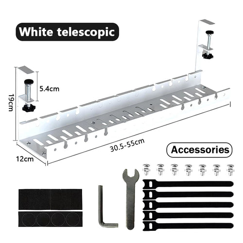 Adjustable Under Desk Cable Organizer